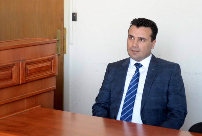 Зоран Заев на судење за случајот „Поткуп“