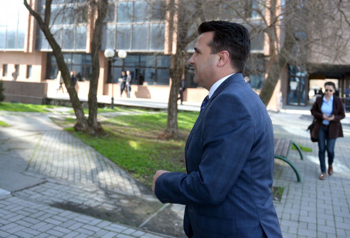 Зоран Заев на судење за случајот „Поткуп“